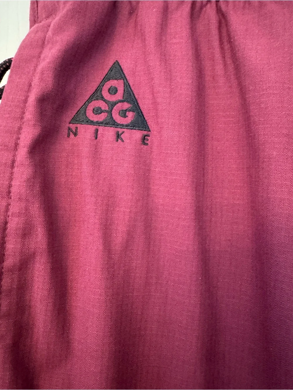 Nike ACG Men's Trail Pants Night Maroon Burgundy Size XL CV0660-681